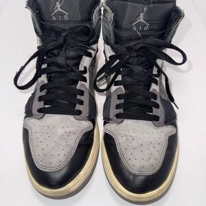 Nike Air Jordan 1 Mid Craft Inside Out Black Grey DM9652-001 Men’s 10.5